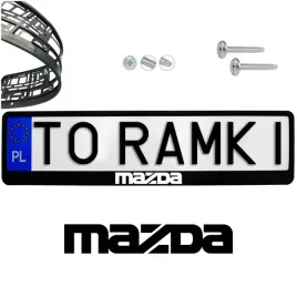 ramki-ramka-tablic-mazda-1-szt-napis-pod-tablice-rejestracyjne