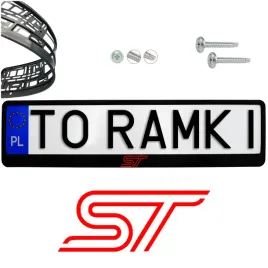 ramki-ramka-tablic-ford-st-kolor-1-szt-napis-pod-tablice-rejestracyjne