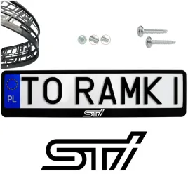 ramki-ramka-tablic-subaru-sti-1-szt-napis-pod-tablice-rejestracyjne