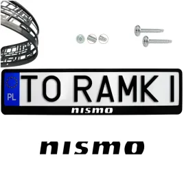 ramki-ramka-tablic-nissan-nismo-1-szt-napis-pod-tablice-rejestracyjne