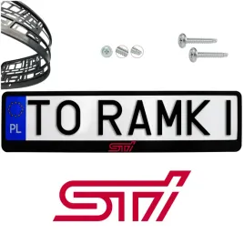 ramki-ramka-tablic-subaru-sti-kolor-1-szt-napis-pod-tablice-rejestracyjne