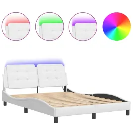 biala-rama-lozka-z-led-i-wezglowiem-sztuczna-skora-218x125x745-cm