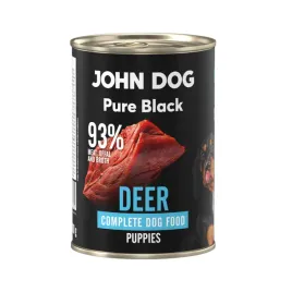 john-dog-pure-black-mono-mokra-karma-dla-puppy-junior-jelen-400g