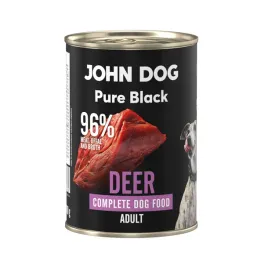 john-dog-pure-black-mono-mokra-karma-dla-psa-adult-jelen-400g