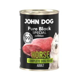 john-dog-pure-black-special-mono-mokra-karma-dla-psa-konina-400g