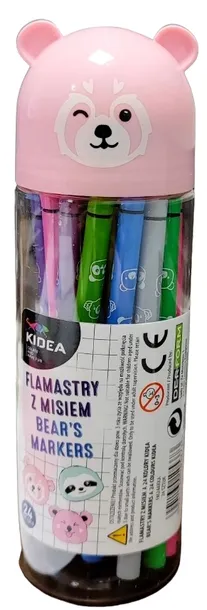 flamastry-24-kolory-misiem-kidea-rodzaj-dlugopis