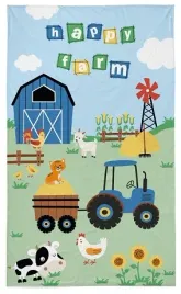 reczniczek-do-przedszkola-30x50-wielokolorowy-dzieciecy-happy-farm