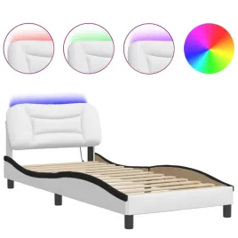 rama-lozka-z-led-bialo-czarna-218x95x745-cm