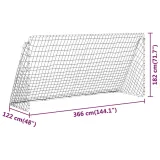 bramka-pilkarska-366x122x182-biala-glebokosc-bramki-122-cm