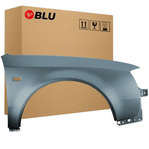 BLU Błotnik AUDI A6 C5 LX7Z prawy srebrny 01-05 przód lift DelphinGrau