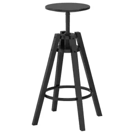 ikea-dalfred-stolek-barowy-czarny-63-74-cm