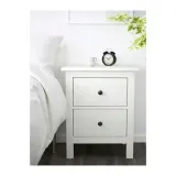 ikea-hemnes-komoda-2-szuflady-biala-bejca-stan-nowy