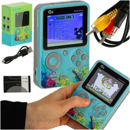 konsola-przenosna-do-gier-mini-elektroniczna-retro-500-gier-niebieska