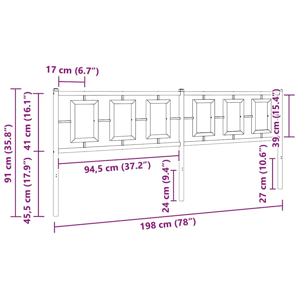 stalowe-wezglowie-91-cm-biale-stan-nowy