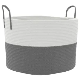 kosz-do-przechowywania-bawelniany-szaro-bialy-51x33-cm