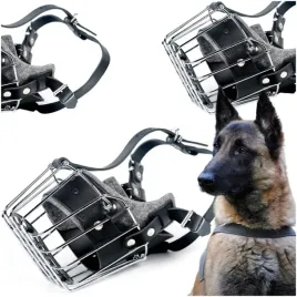 kaganiec-dla-psa-metalowy-wzmocniony-obwod-28cm-l-dingo-owczarek-niemiecki