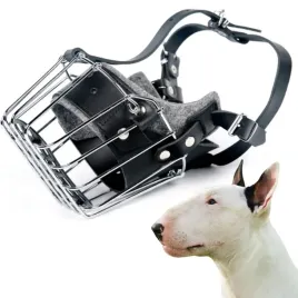 kaganiec-dla-psa-metalowy-wzmocniony-obwod-kufy-33cm-bulterier-suka-14159