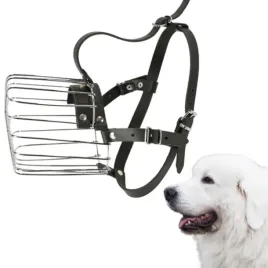 kaganiec-dla-psa-metalowy-nr-9-obwod-kufy-37cm-owczarek-podhalan-dingo
