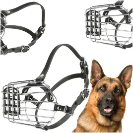 kaganiec-dla-psa-metalowy-nr-6-obwod-kufy-33cm-owczarek-niemiecki-dingo