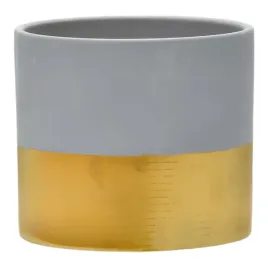 oslona-ceramiczna-doniczka-szaro-zlota-rustykalna-fi15x132-cm