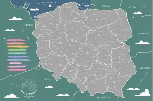mapa-polski-srebrna-mapa-zdrapka