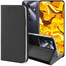 etui-z-klapka-do-realme-note-60-czarne-zamykane-magnetyczne-kabura-case