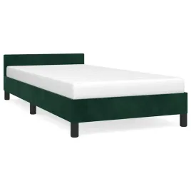 rama-lozka-z-zaglowkiem-203x93x50-cm-ciemnozielona