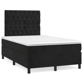 lozko-kontynentalne-z-aksamitu-czarne-203x120x118-128-cm-materac-120x