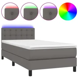 lozko-kontynentalne-z-materacem-i-diodami-led-szary-203x80x78-88-cm