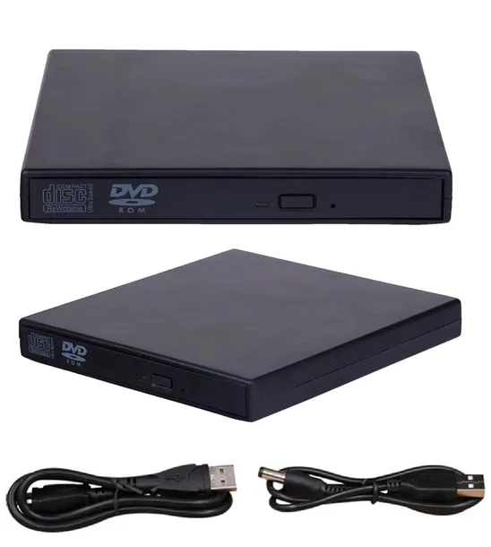 NAPĘD ZEWNĘTRZNY CD/DVD-ROM/RW ODTWARZACZ NAGRYWARKA DO PŁYT NA USB