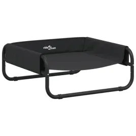 podwyzszone-legowisko-dla-psa-tkanina-oxford-stal-antracyt-57x57x24-cm