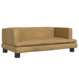 dziecieca-sofa-aksamitna-80x45x30cm-brazowa