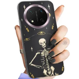 etui-do-honor-magic7-lite-wzory-czaszka-szkielety-memento-mori-gotyk-case
