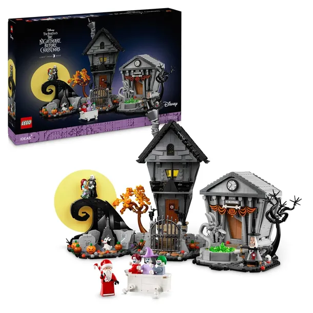Klocki Lego Ideas 21351 Disney Miasteczko Halloween Tima Burtona 2193 eleme