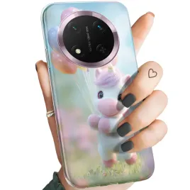 etui-do-honor-magic7-lite-wzory-jednorozec-bajki-ksiezniczki-obudowa-case