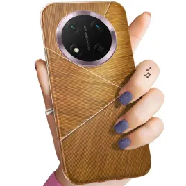 etui-do-honor-magic7-lite-wzory-brazowe-drewniane-brown-obudowa-pokrowiec
