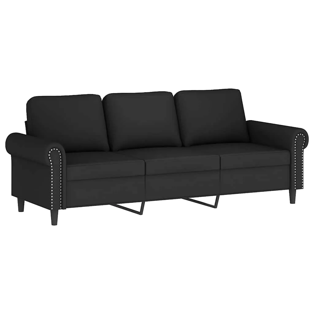 sofa-aksamitowa-2-3os-podnozek-czarna
