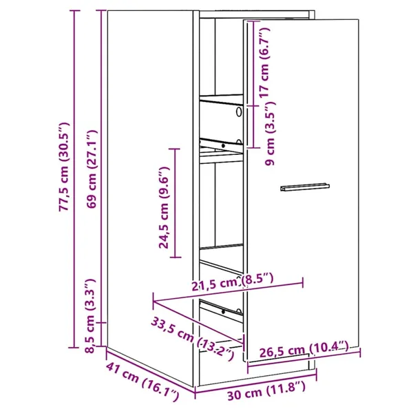 szuflada-apteczna-dab-30x41x775-cm-2-szuflady-drzwi-pelne
