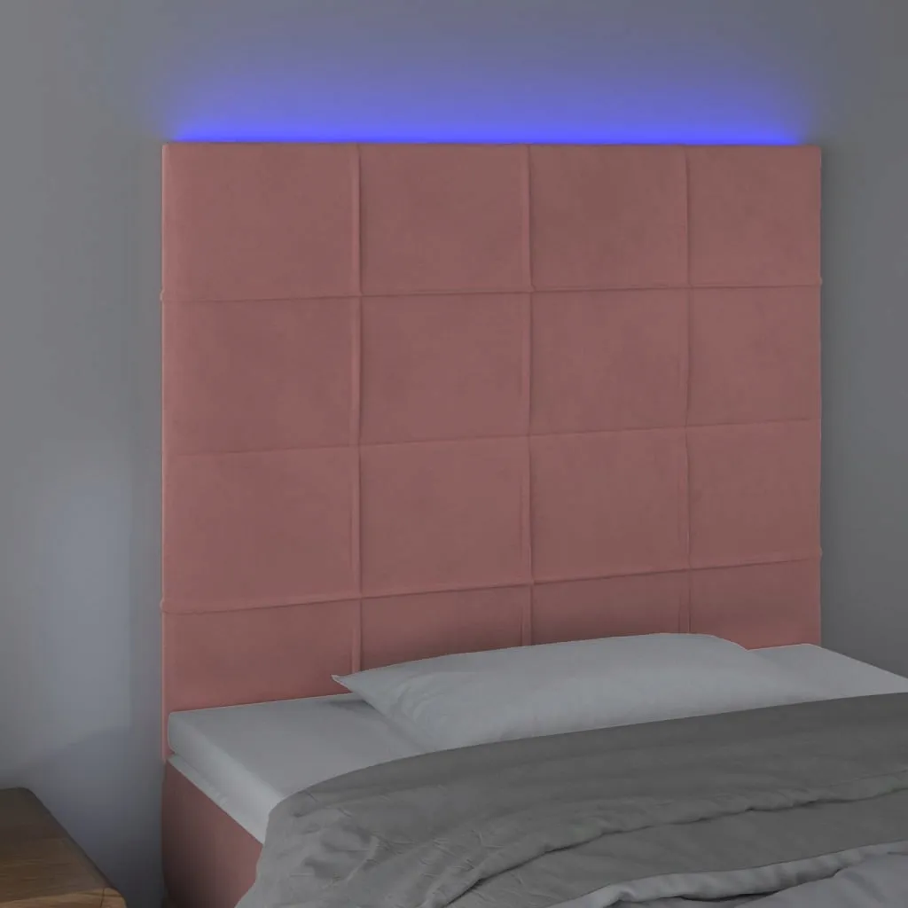 zaglowek-led-aksamitny-rozowy-90x118-cm-stan-nowy