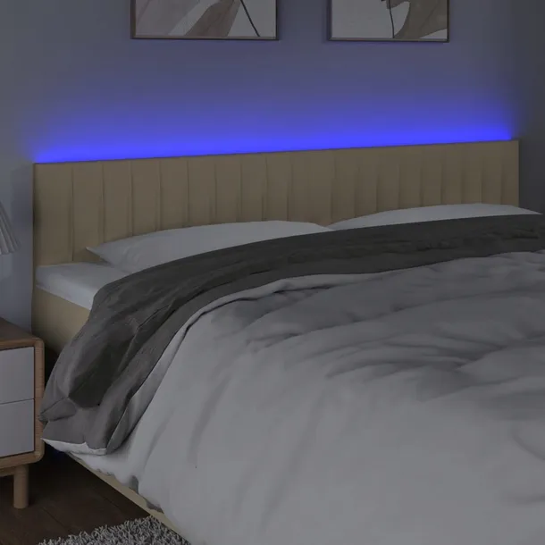 zaglowek-led-200x78-88cm-kremowy-stan-nowy