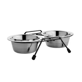 dwie-miski-miska-na-stojaku-malowanym-czarnym-2x18l