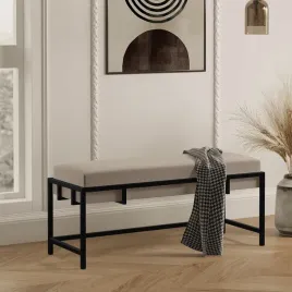 laweczka-tapicerowana-loft-zlota-100-cm-glomour-do-przedpokoju