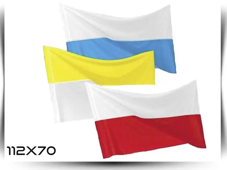 Zestaw 3 flag Maryjna, Papieska, Polska 112x70 Sacrum Producent
