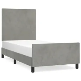ramka-lozka-z-zaglowkiem-aksamit-jasnoszary-203x93x118-128-cm
