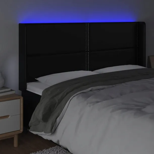 zaglowek-led-203x16-cm-czarny-kolor-obicia-czarny