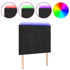 led-zaglowek-aksamitny-80x5x118-128cm-czarny