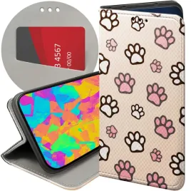 etui-z-klapka-do-realme-note-60-c63-wzory-lapki-slady-lapa-stopa-futeral