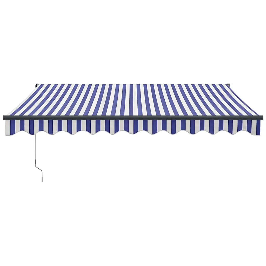 markiza-tarasowa-3x2-5m-niebiesko-biala-stan-nowy
