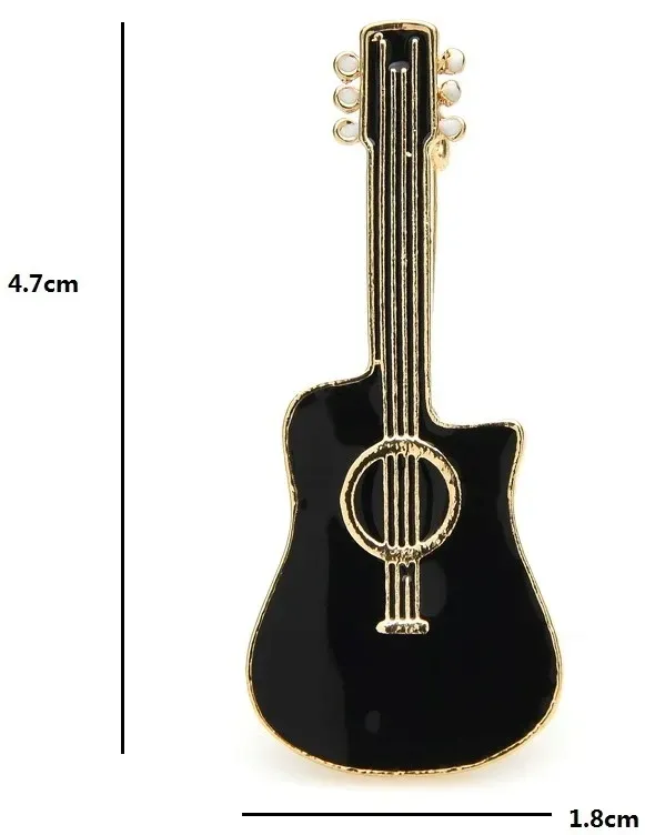 broszka-srebrny-instrument-gitara-b95