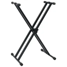 vidaxl-statyw-pod-keyboard-z-podwojna-rama-i-taboretem-czarny